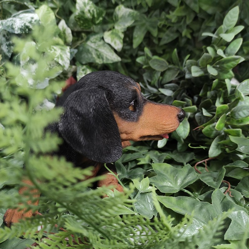 Vivid Arts - AP-DACH-D Active Puppy Dachshund Ornament