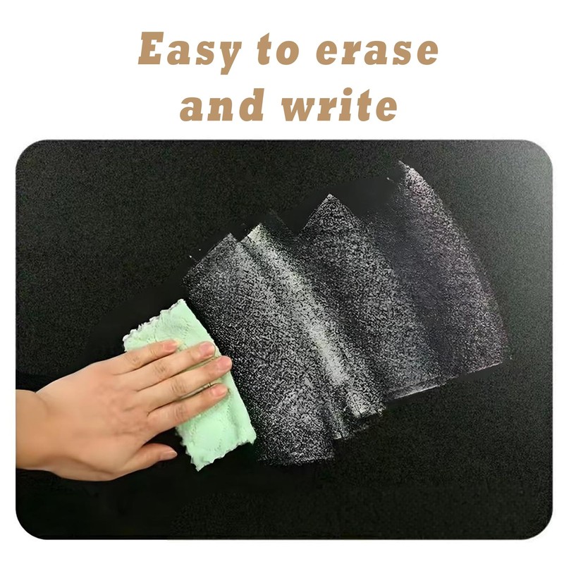 OHYER Small Blackboard for Hanging Chalkboard Message Board Sign Double-Sided