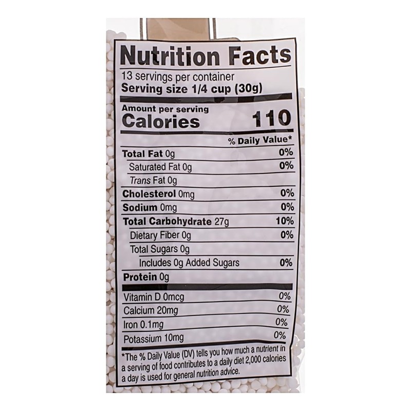 Tapioca Pearls, Tapioca Balls, White Tapioca Pearls For Boba Tea,