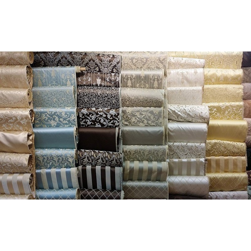 Damask Upholstery and Drapery, Jacquard Fabric Sold by The Yard