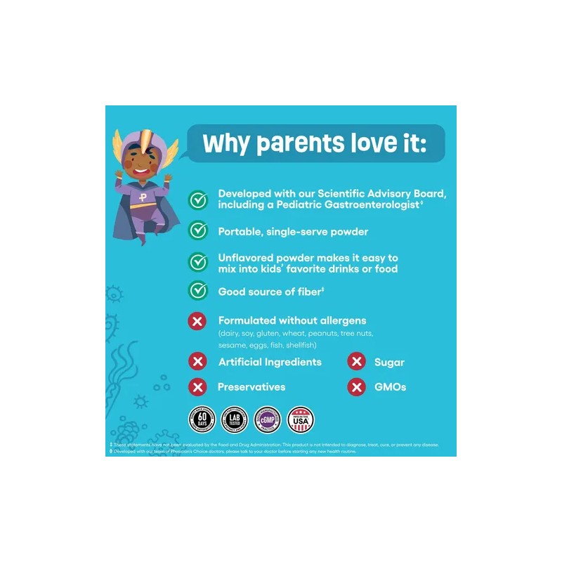 Physician's Choice Probióticos Niños + Prebióticos 24 Paq