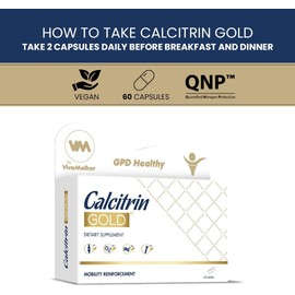 Calcitrin Gold Dietary Supplement, Mobility Reinforcement, 60 Tablets