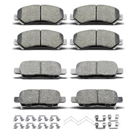 D905 D1374 8pcs Ceramic Front Rear Brake Pads With Clips Fit For 2009-2014 2016-2019 For Nissan Maxima