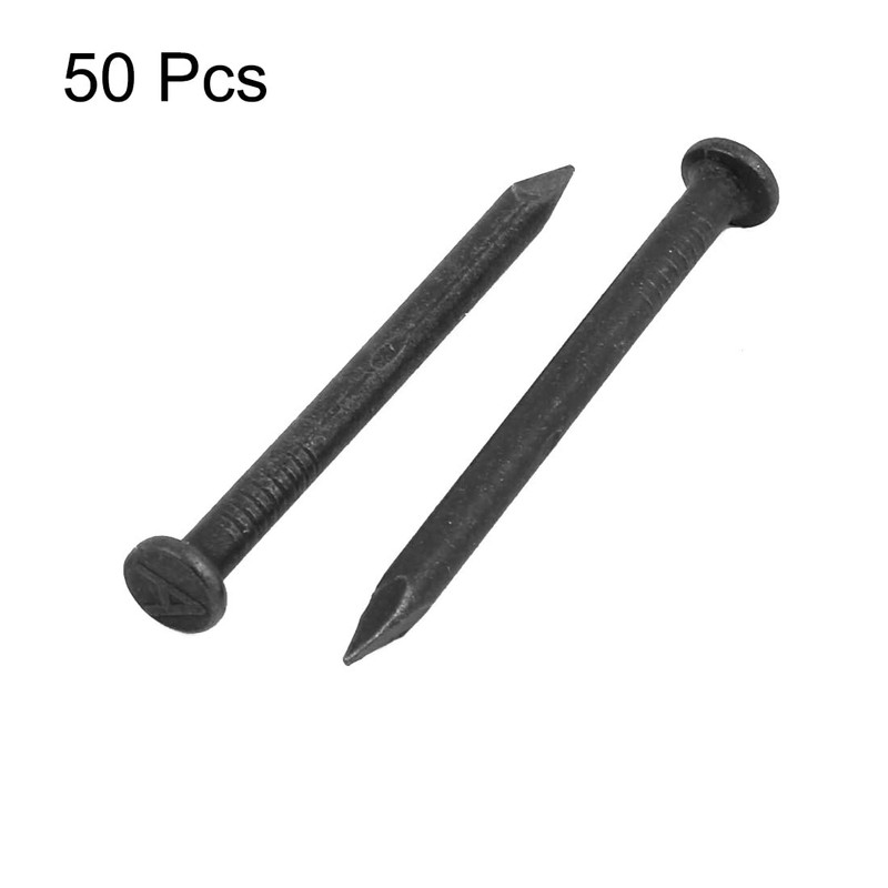 sourcing map Pack of 50 Hardware Nails Tip Wall Cement
