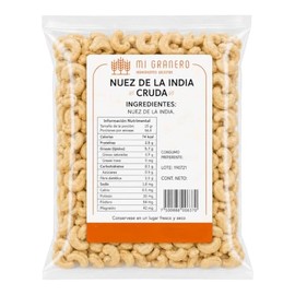 Nuez de la india natural cruda sin sal 1 kilo snack botana saludable