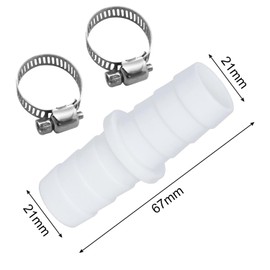 Washing Machine Waste Pipe Connector - 110810 Leak-Proof Hose to Hose Joiner for Efficient Water Waste Management