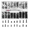 500 Pcs Micro Glasses Screws Repair Kit M1.2/M1.4/M2 with Tweezers,