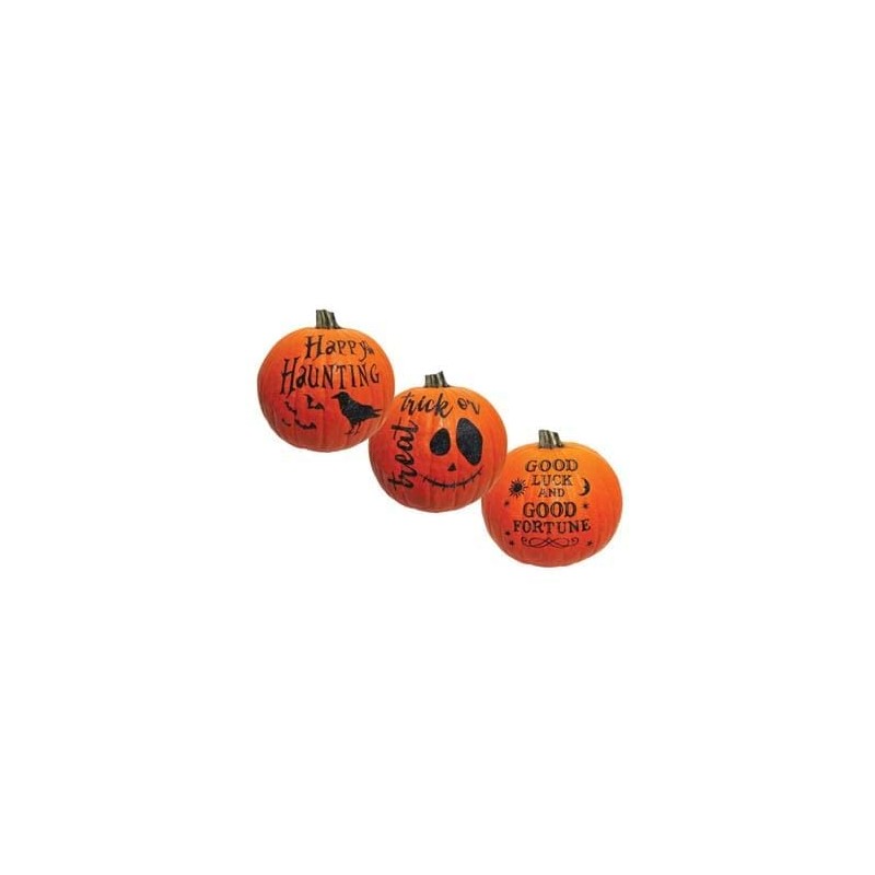 Trick or Treat Pumpkin Glitter Sticker Kit - ST