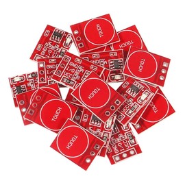 50 PCS TTP223 Touch Button Module TTP223 Capacitive Switch Button Module Self-Lock Switch Button Module High Low Level Output for Arduino Raspberry Pi