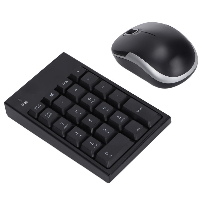 Numeric Keyboard Mouse Set MC‑61CB Wireless 2.4g Portable Silent Keypad