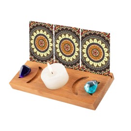 Wooden Tarot Card Holder Stand Tarot Card Display Tarot Reading Accessories Tarot Decor