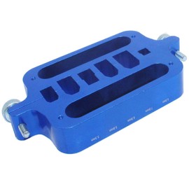 ShareGoo Aluminum Welding Soldering Insulate Station Jig RC Tools for XT60 XT90 Deans Banana Plug Connector,Blue