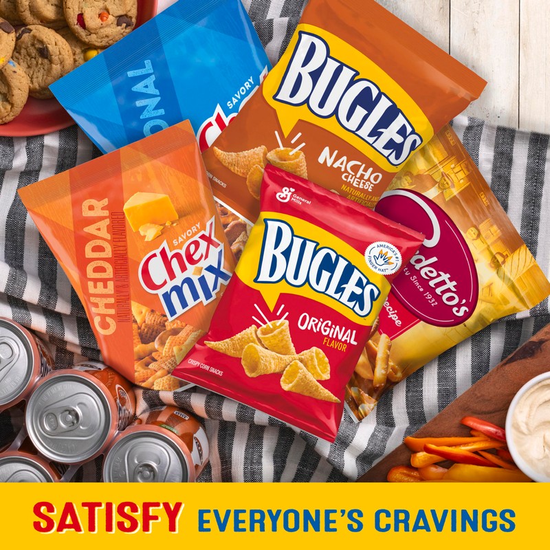Classic Mix Snack Variety Pack, Bugles Original and Nacho Cheese,