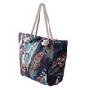 Large Beach Bag - Water Resistant With Zip Black