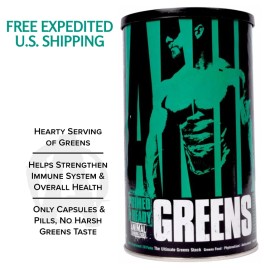 Mezcla de prebióticos y digestión de alimentos integrales Pak ANIMAL GREENS CON FITONUTRIENTES