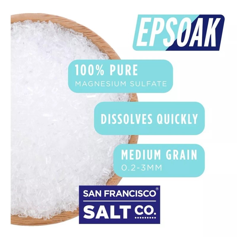 Epsoak Sal De Epsom - 5 Lbs. Sulfato De Magnesio