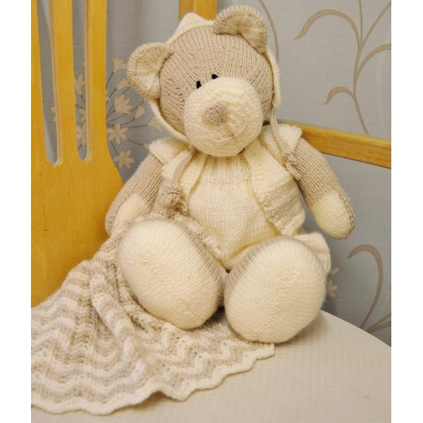 Knitting Pattern All Bear One Soft Toy Pattern - Knitting by Post. The Ultimate Toy Knitters Gift. Teddy A5 Booklet UK. - UK Knitting Pattern