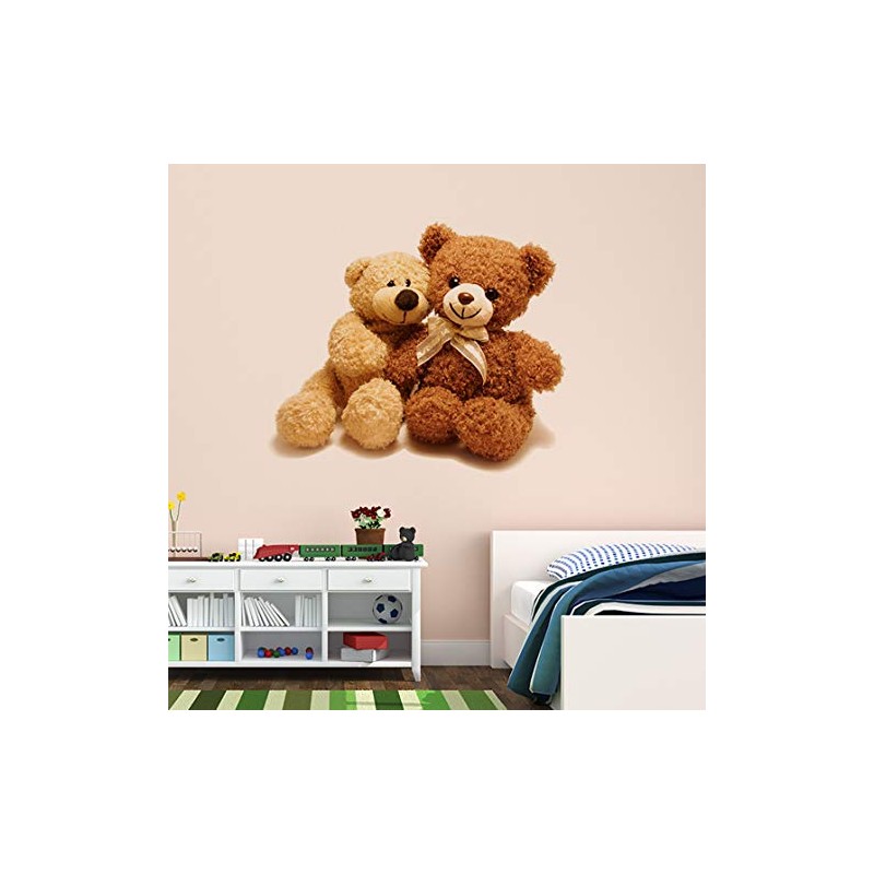 Wallstick Teddy Collection Wallsticker (Vinyl 55 cm x 50 cm)