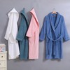 Microfiber soft shower gown bath towel indoor couple pajamas set towel Loungewear XL/Deep Gray