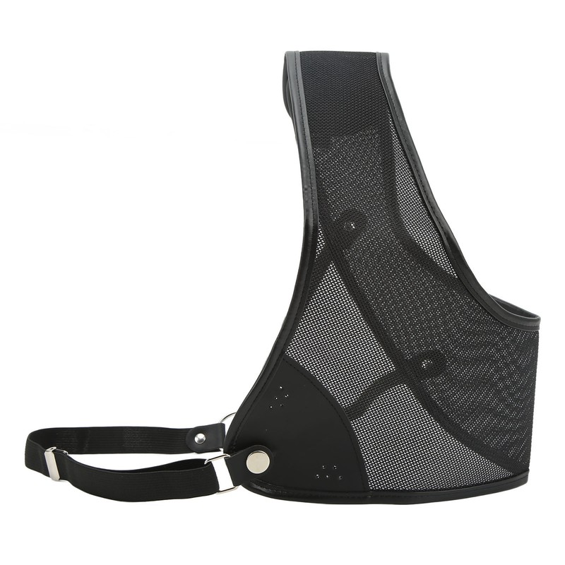 Archery Chest Guard Black PET And Cowhide Hunting Chest Protector