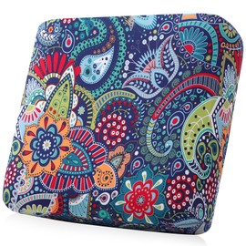 Smiry Printed Couch Cushion Covers, Stretch Soft Couch Covers for Sofa, Washable Non-Slip Sofa Slipcover Furniture Protector for Indoor and Outdoor (Backrest M, Blue Green)
