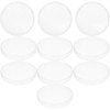 Healvian 10 ciotole in plastica Petri con coperchio, 100 mm,