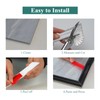 YEFANXI Flexible Chair Rail Panel Molding Finish Trim ，10FT*1.3IN Peel