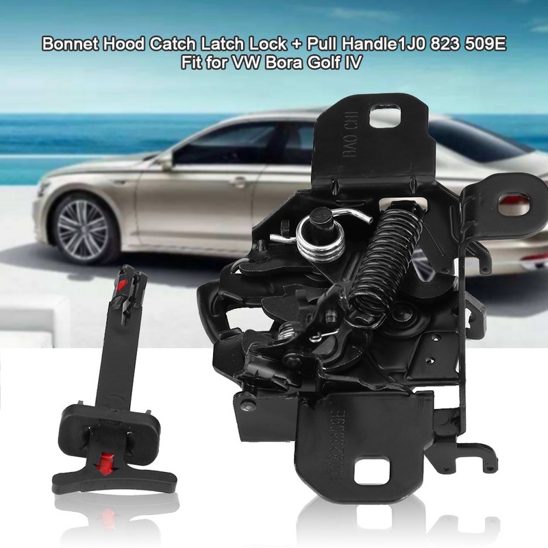 Bonnet Hood Catch Latch Lock with Pull Handle for Bora