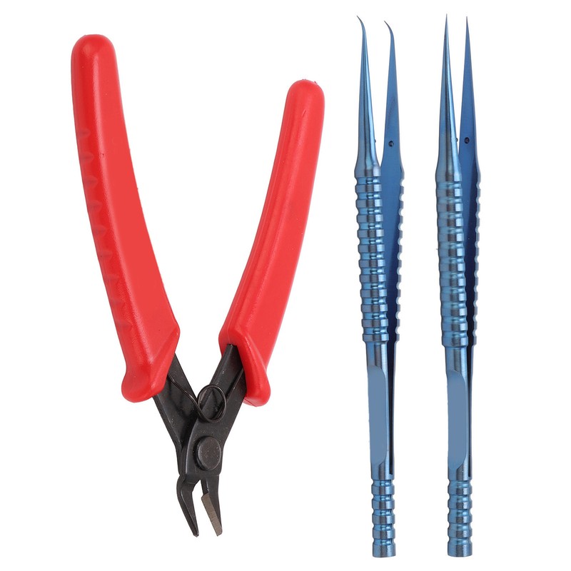 Repair Tweezers Pliers Accurate Electronic Electrician Tool Kit for Mobile