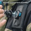 SUREWO Magnetic Quick Release Backpack Mount,360° Backpack Shoulder Strap Mount