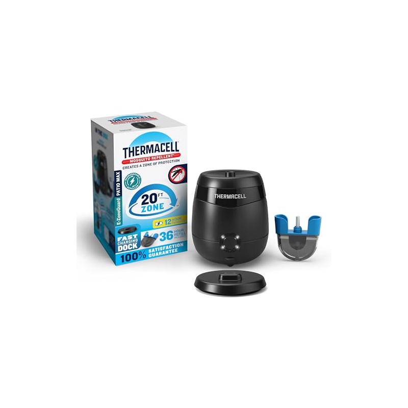 Thermacell E-ZoneGuard Patio Max Mosquito Repeller with Dock