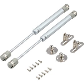 Jeylly Gas Spring, 200N Gas Strut Lid Support Stay Bar Kitchen Cabinet Cupboard Box Spring Hinge (2 Set)