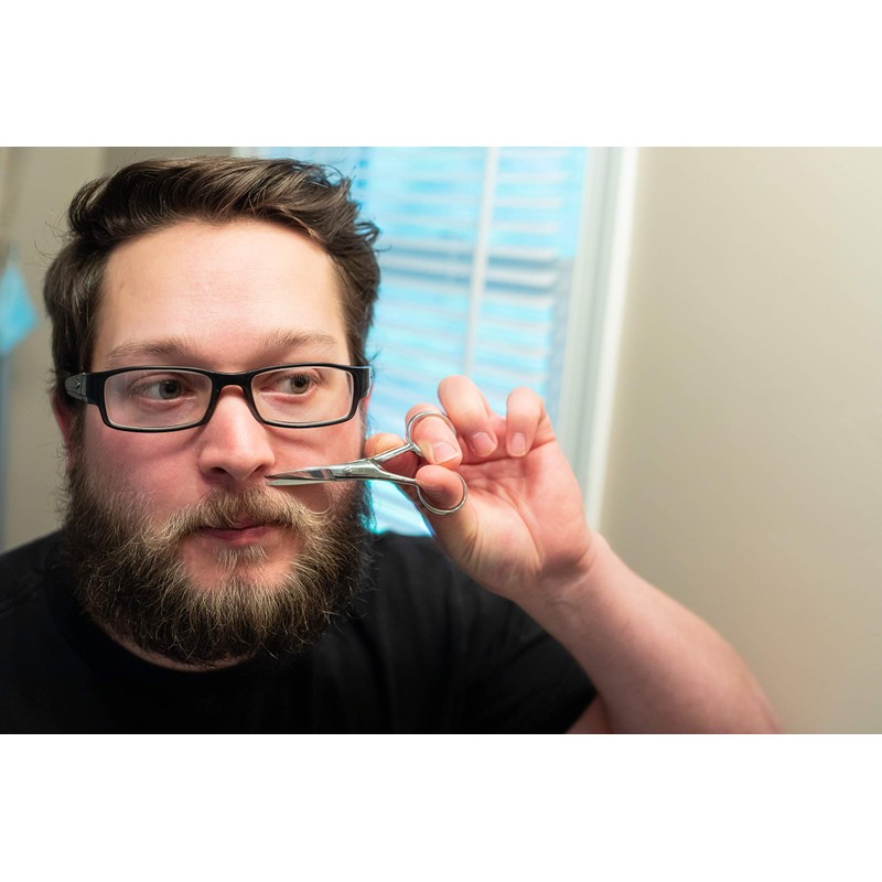 Mustache Grooming Kit - Mustache Scissors For Men For Precise