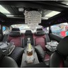 VIP Car Interior Set Black With Black Diamond Stitch Pillows