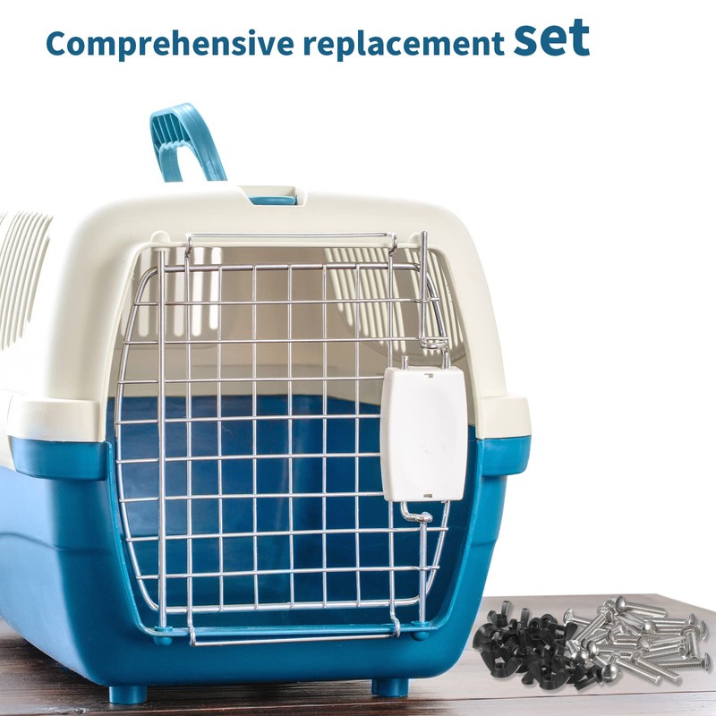 Therwen 20 Set M6 Pet Carrier Fasteners Set Dog Kennel