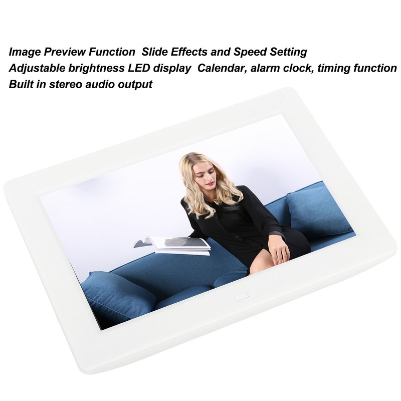 8in HD Digital Picture Frame LED Display Electronic Photo Frame