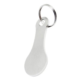 NAMOARLY Cart Token Durable Safe Keyring Shopping Trolley Token Stainless Steel Trolley Token Shopping Carts for Groceries Keychain Stainless Steel Key Ring Supermarket Trolley Coin Pendant