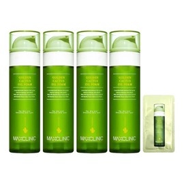 [Home shopping same] Max Clinic Oil Foam Cleansing Golden Cactus 4 large 110g pack + sample / [홈쇼핑 동일] 맥스클리닉 오일 폼 클렌징 골든 선인장 대용량 110g 4개+샘플
