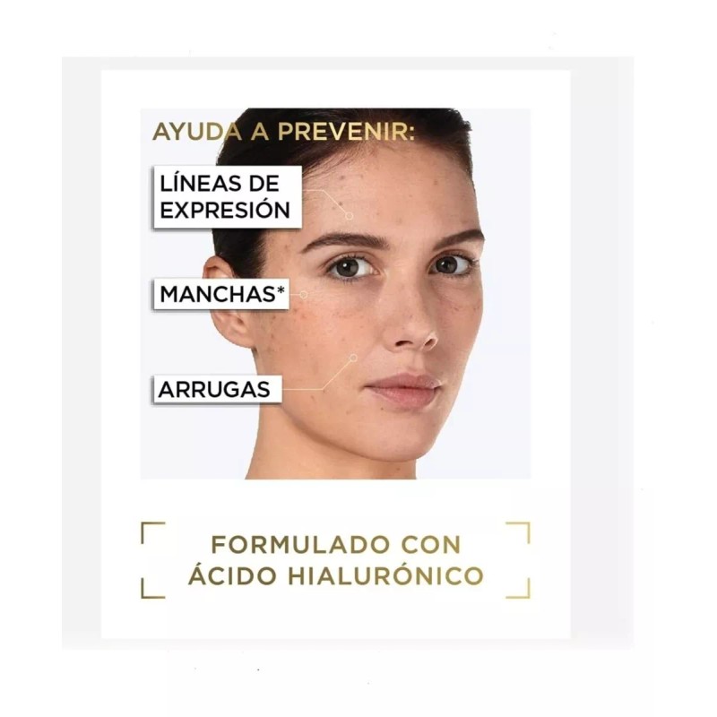 L'Oréal Paris Crema Facial Fluido Invisible Uv Defender Fps50+ Sin
