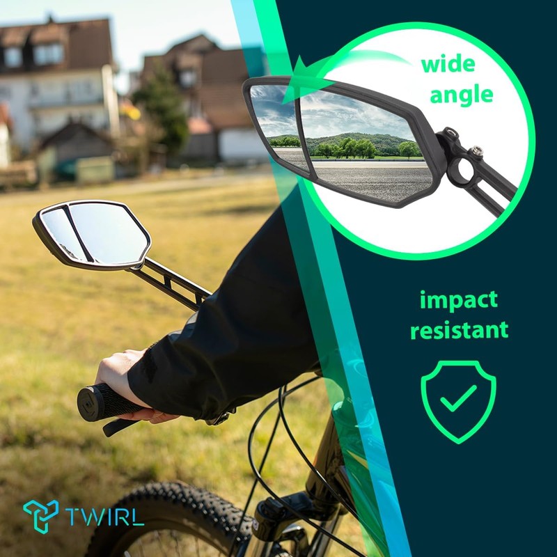 TWIRL Spy Space NBS 175 - Espejo retrovisor para bicicleta