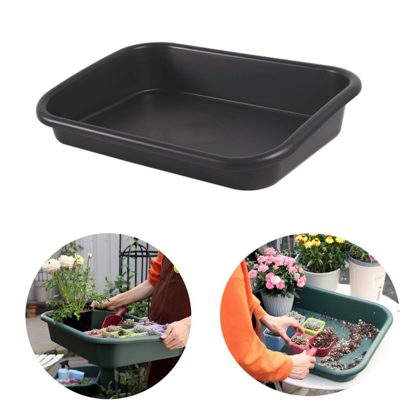 Defemim Garden Tidy Tray, Multifunctional One Piece Potting Tray for