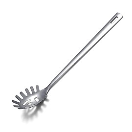 Spaghetti Spoon, Berglander Pasta Server, Stainless Steel Pasta Spoon, Pasta Fork, Noddle Fork, Heat Resistant, Dishwasher Safe, Easy to Clean