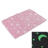1.5x2m Luminous Blanket Double Side Flannel Star Moon Design Soft