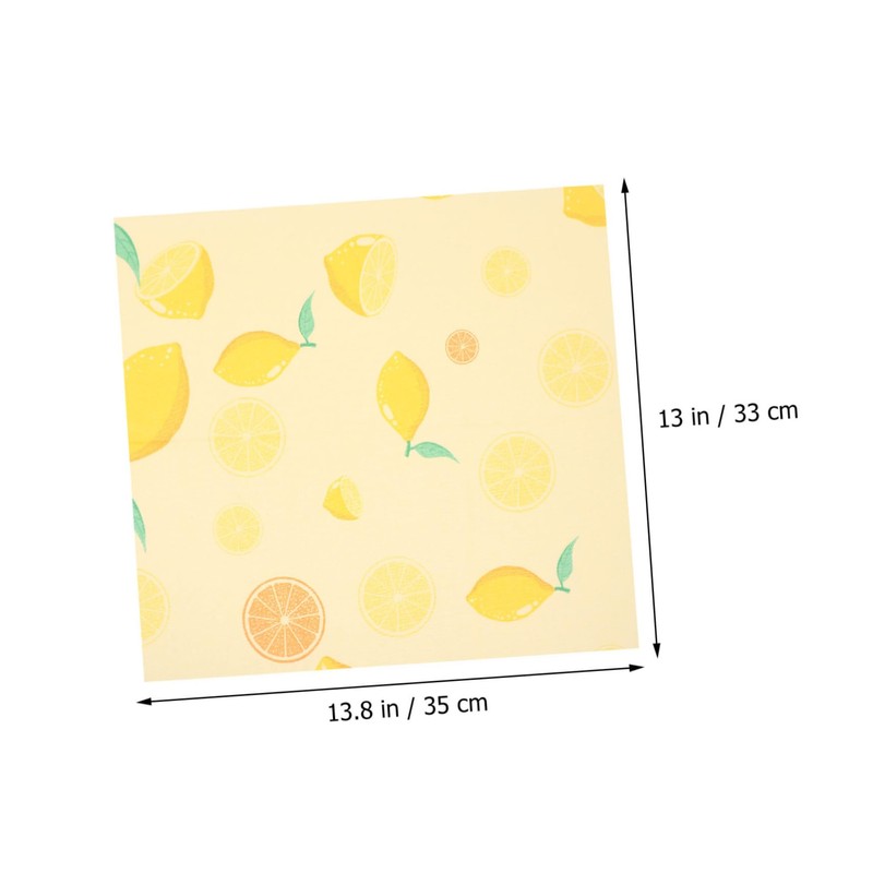 ORFOFE 3pcs Biodegradable Beeswax Food Wraps Reusable Beeswax for Fresh