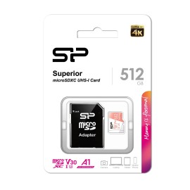 Silicon Power 512GB Superior microSDXC UHS-I 4K Ultra HD SP512GBSTXDV3V