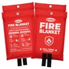 WUERLI Emergency Fire Blanket, Fire Blanket for Home and Kitchen,40"