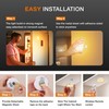 MEKKLEON Puck Lights with Remote Control,1000mAh Rechargeable Under Cabinet Lighting,3Pack