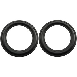 BLLNDX Anillo de goma, 2 piezas de 6.5 pulgadas, kit de reparación de anillos envolventes de goma para altavoces o bricolaje