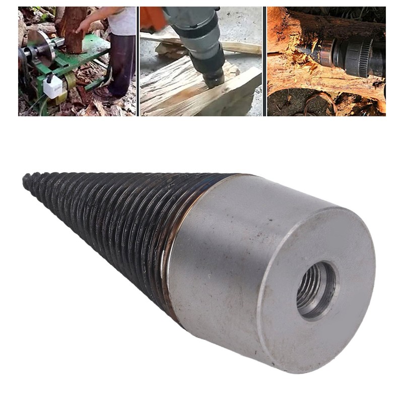 Wood Splitter Drill Carbon Steel High Hardness Removable Wear Resistant