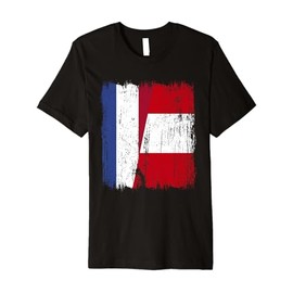 Netherlands Peru Half Flag Dutch Peruvian Heritage Jersey Premium T-Shirt